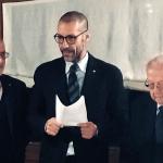 Da sinistra Consultore Alberto Rubinelli, Delegato Fabrizio Farinati, Delegato onorario Cesare Muttoni