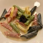 Garganelli di Imola con il caviale ferrarese