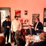 Ringraziamenti allo chef e brigata