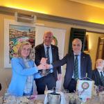 Da sinistra: Delegata Roberta Ceppatelli, CT Roberto Vasarri, Delegato uscente Sandro Fusari