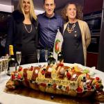 La Delegata Cinzia Klein con il pasticcere di Casa Tua Davide Dorbini e la Vice Delegata Sabrina Fadlun