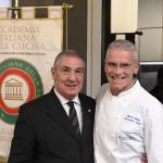 Delegato Germano Berteotti con chef Marco Brink